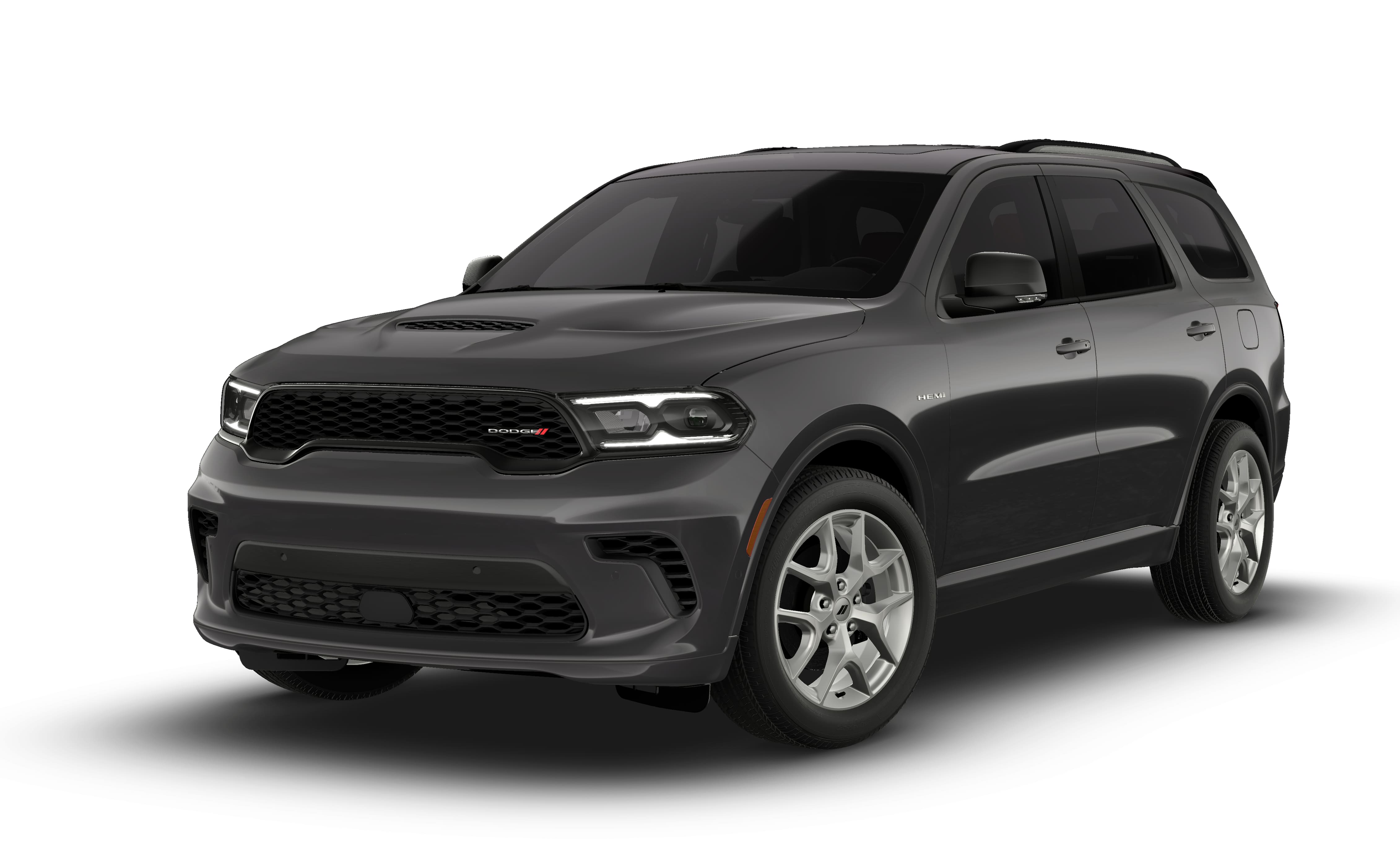 2026 Dodge Durango DURANGO GT PLUS AWD HEMI V8 in Vapor Gray Exterior Paint — front three-quarter view